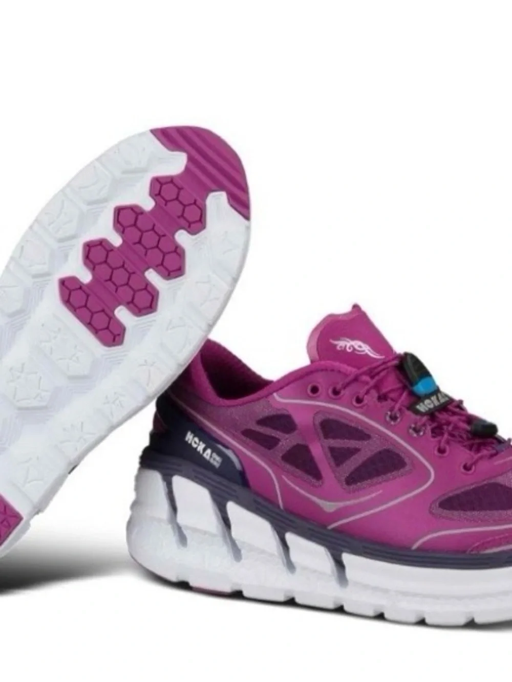 Hoka Women’s Magenta/Purple Athletic Running Shoe